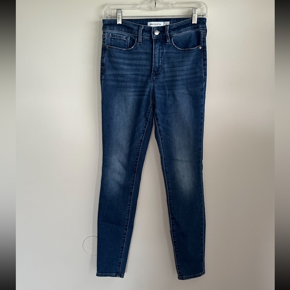 Athleta Blue Indigo Jeans Denim Women's Skinny Jeans Size 4